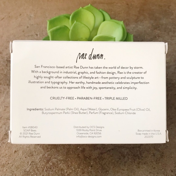 Rae Dunn Flower Shop Scented Hand & Body Soap 8 oz - Picture 2 of 4